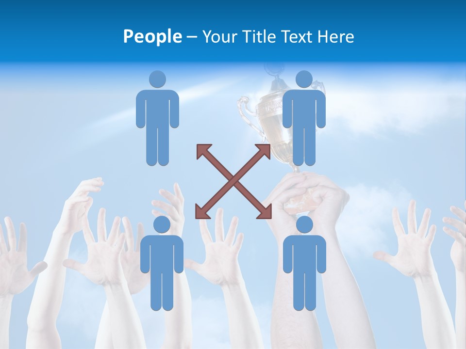 Goblet Perfection Trophy PowerPoint Template