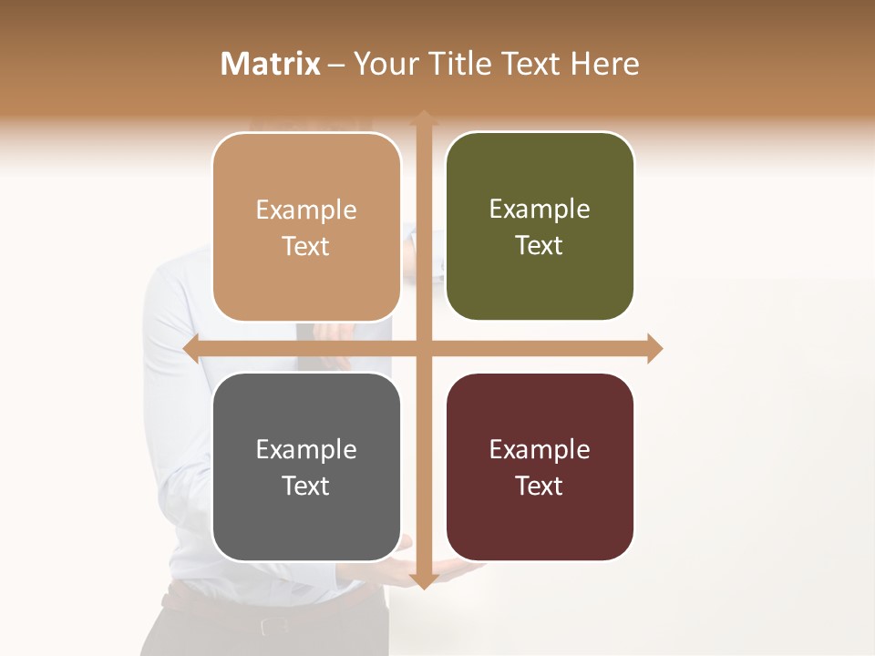 People Toothy Businessman PowerPoint Template