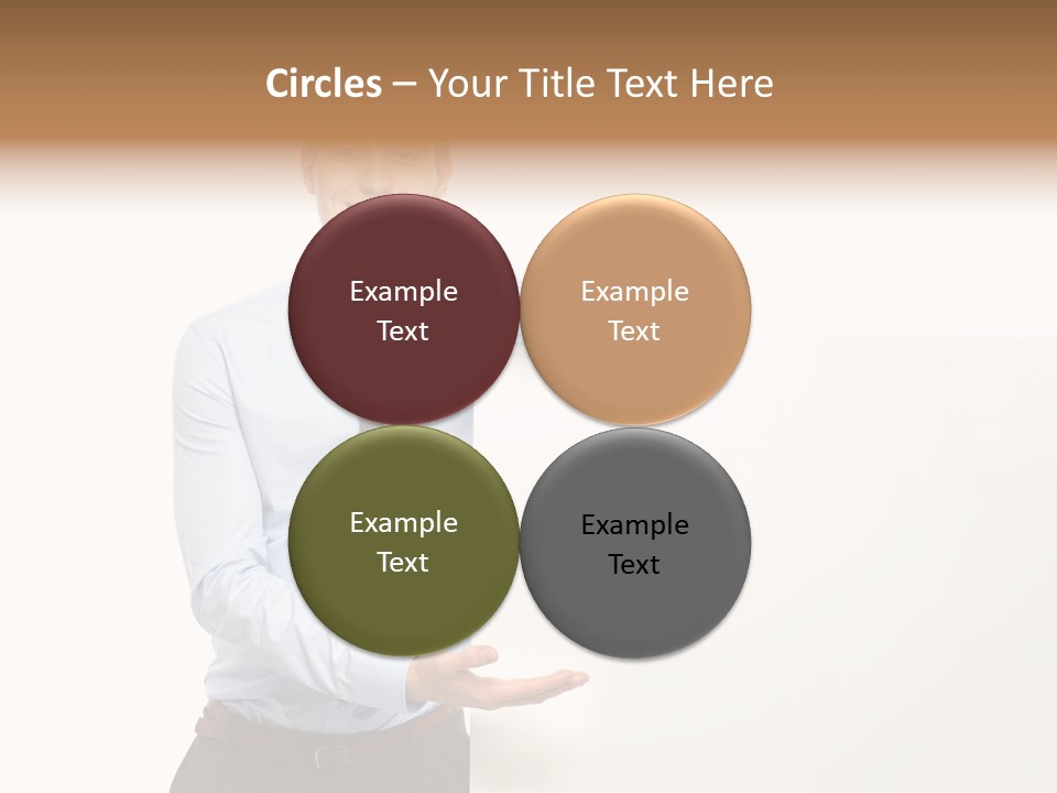 People Toothy Businessman PowerPoint Template