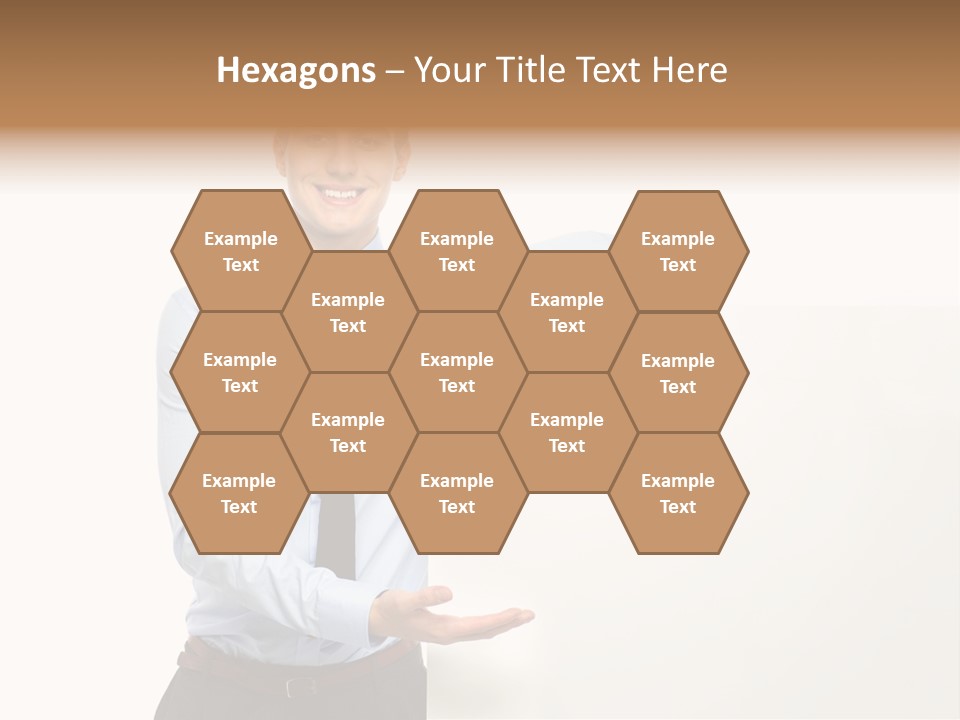 People Toothy Businessman PowerPoint Template