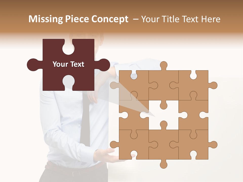 People Toothy Businessman PowerPoint Template