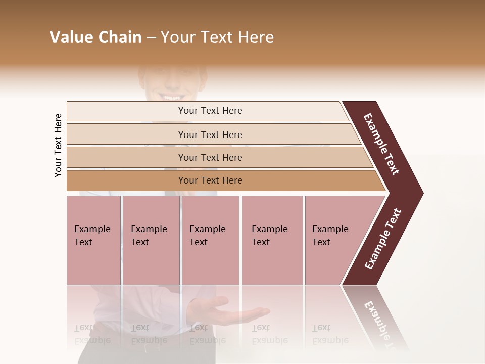 People Toothy Businessman PowerPoint Template