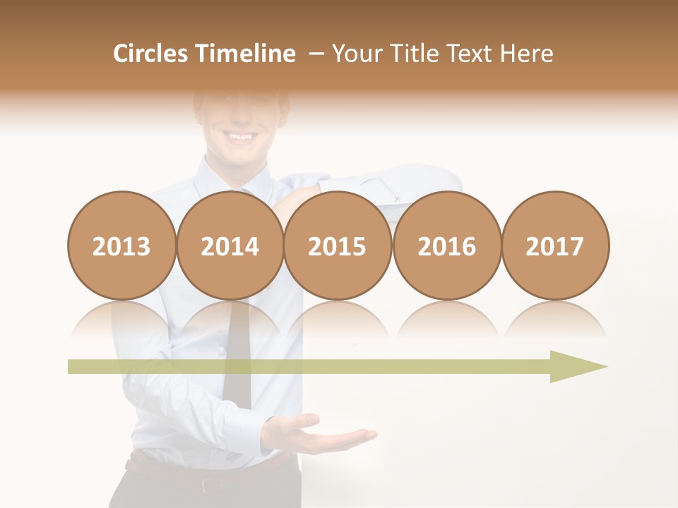 People Toothy Businessman PowerPoint Template