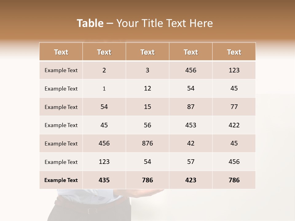 People Toothy Businessman PowerPoint Template