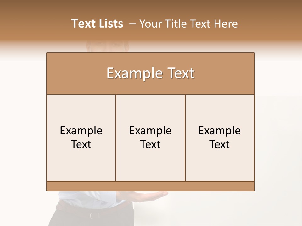 People Toothy Businessman PowerPoint Template