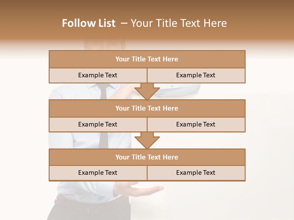 People Toothy Businessman PowerPoint Template