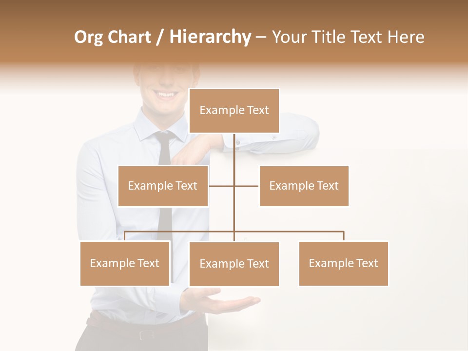 People Toothy Businessman PowerPoint Template