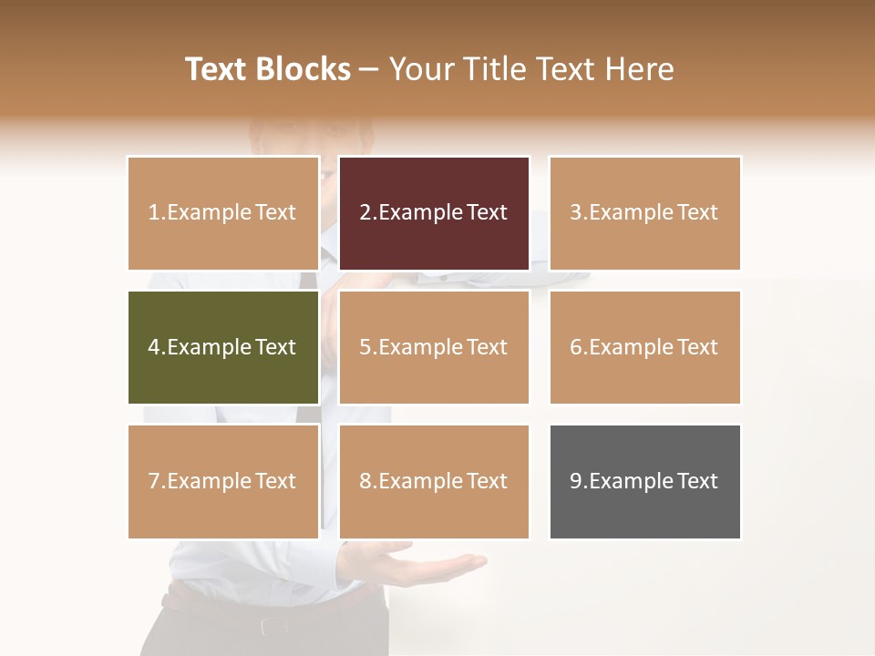 People Toothy Businessman PowerPoint Template