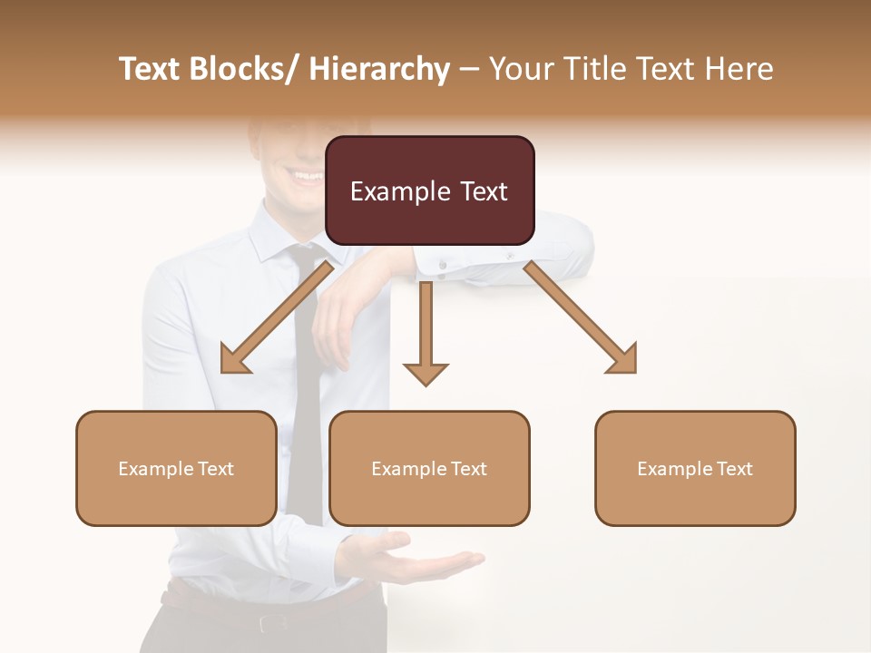 People Toothy Businessman PowerPoint Template