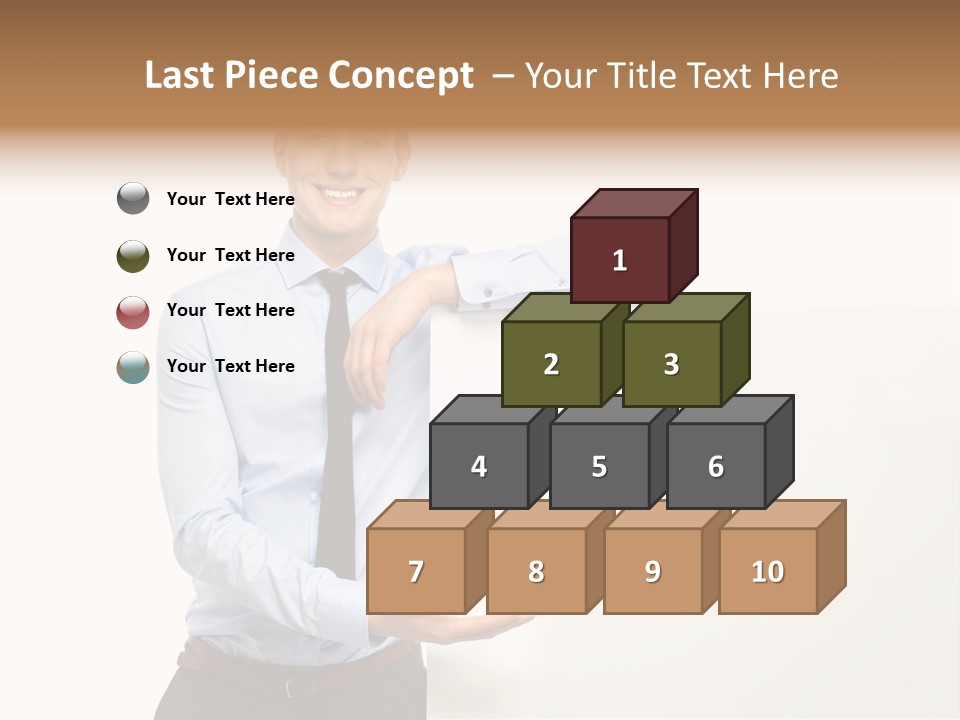 People Toothy Businessman PowerPoint Template