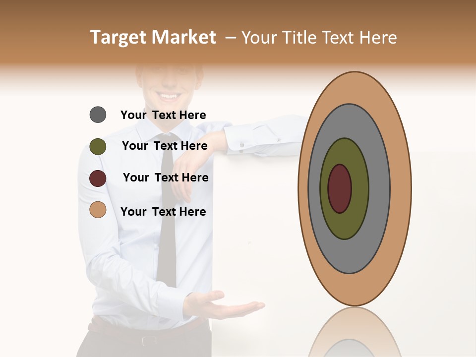 People Toothy Businessman PowerPoint Template