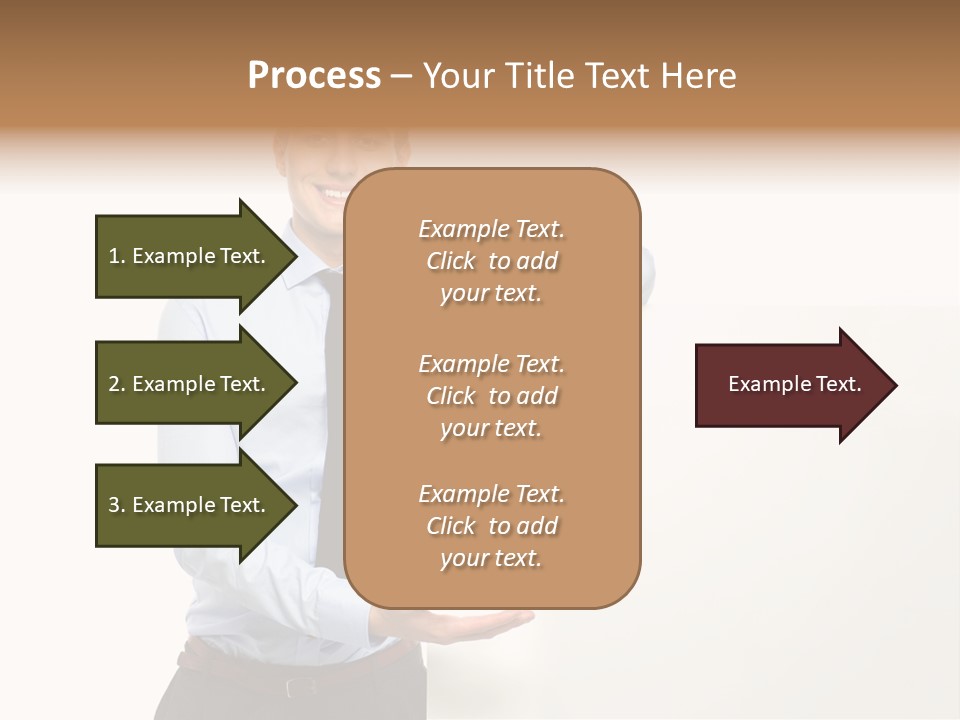 People Toothy Businessman PowerPoint Template