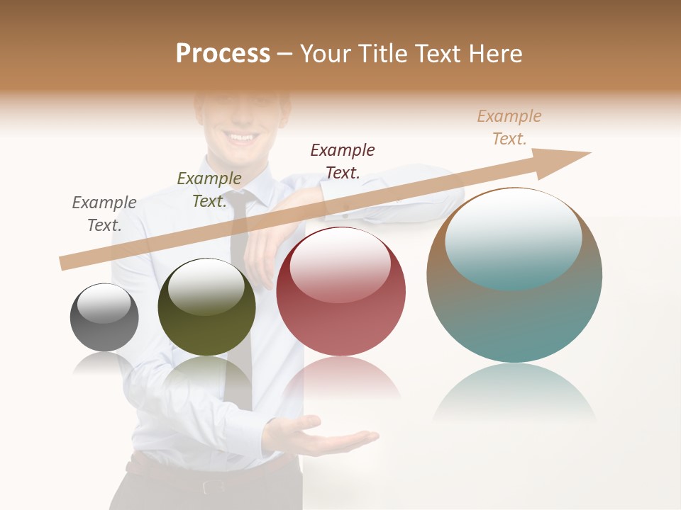 People Toothy Businessman PowerPoint Template