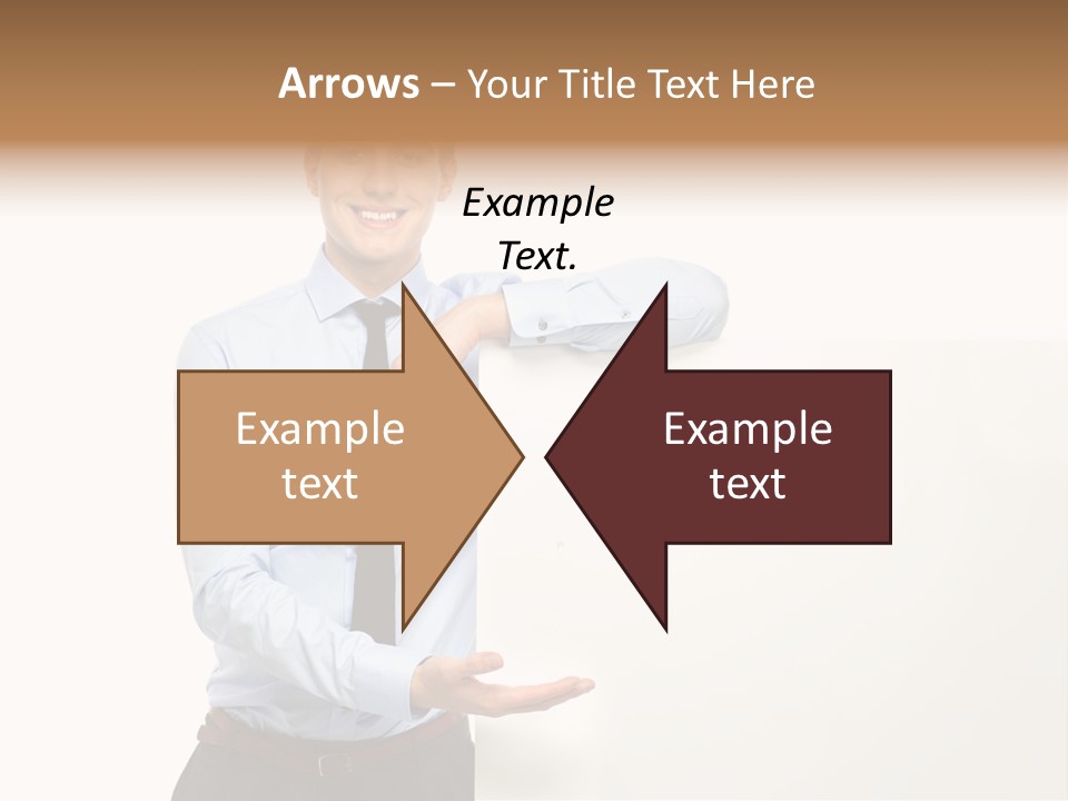 People Toothy Businessman PowerPoint Template