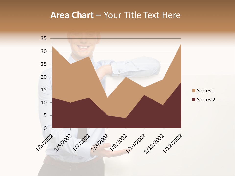 People Toothy Businessman PowerPoint Template