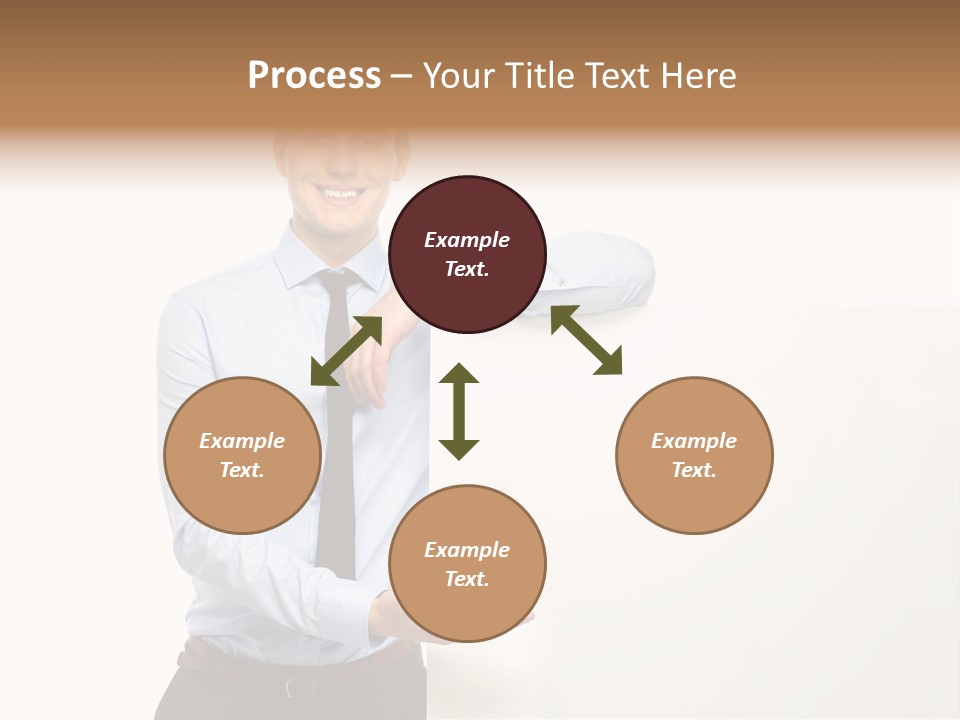 People Toothy Businessman PowerPoint Template