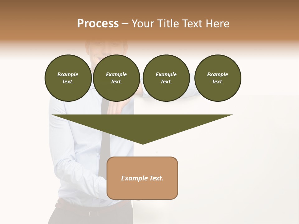 People Toothy Businessman PowerPoint Template