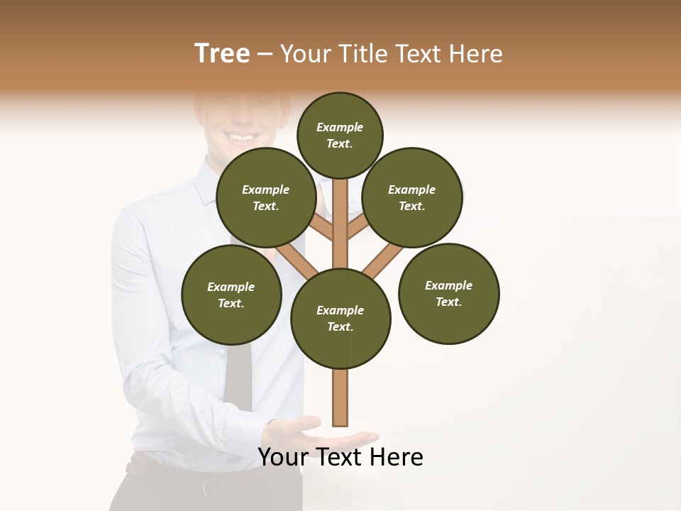 People Toothy Businessman PowerPoint Template