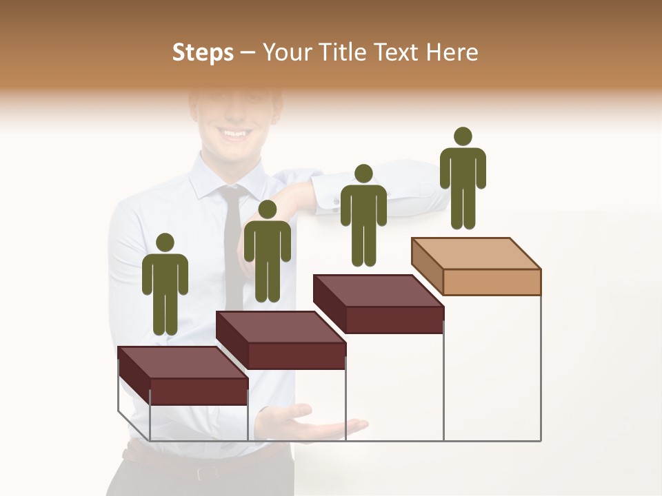 People Toothy Businessman PowerPoint Template