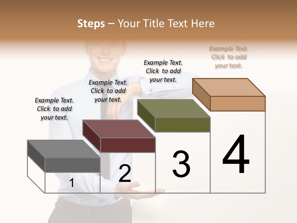 People Toothy Businessman PowerPoint Template