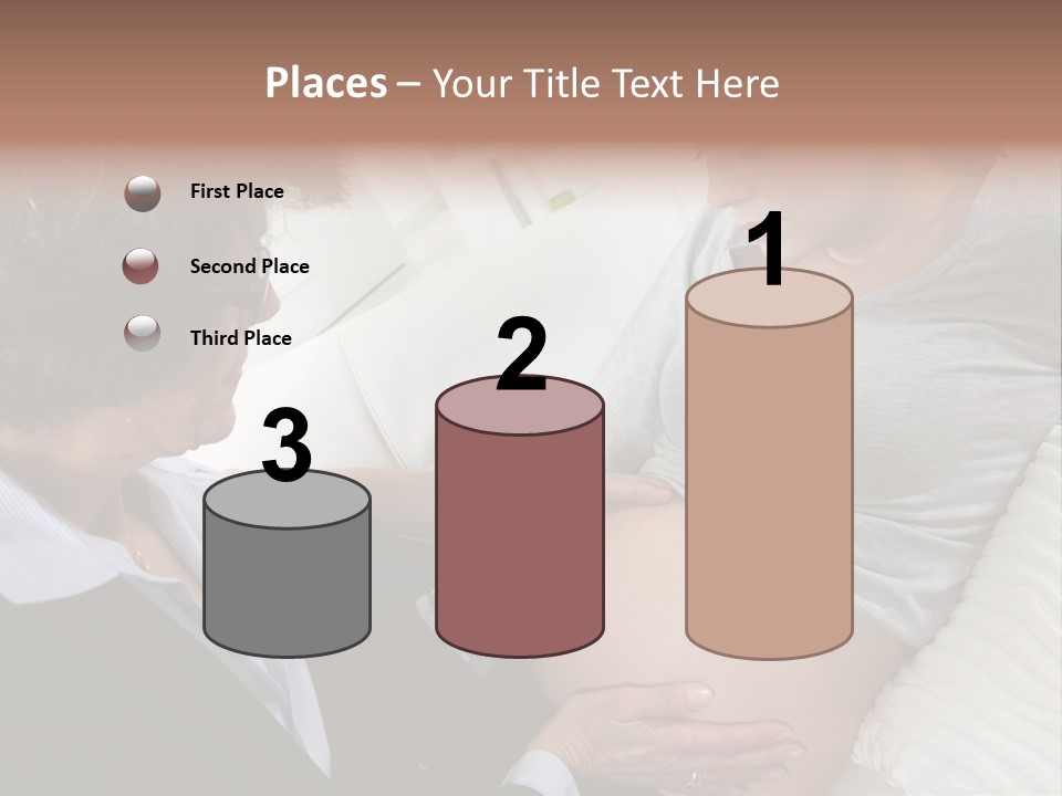 Check Up Delivery Caucasians PowerPoint Template