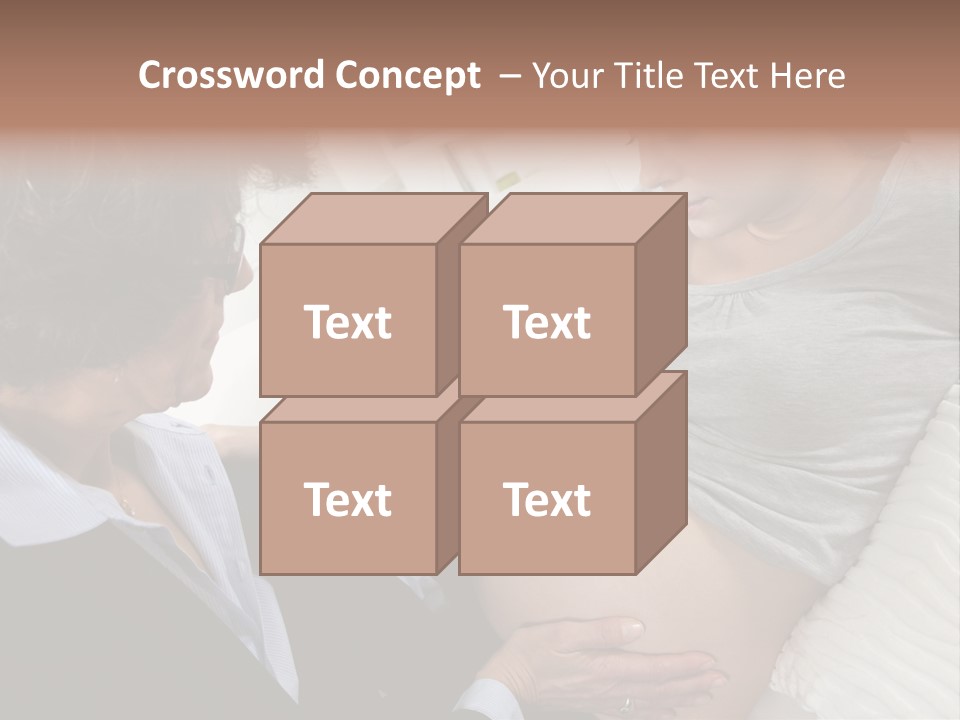 Check Up Delivery Caucasians PowerPoint Template