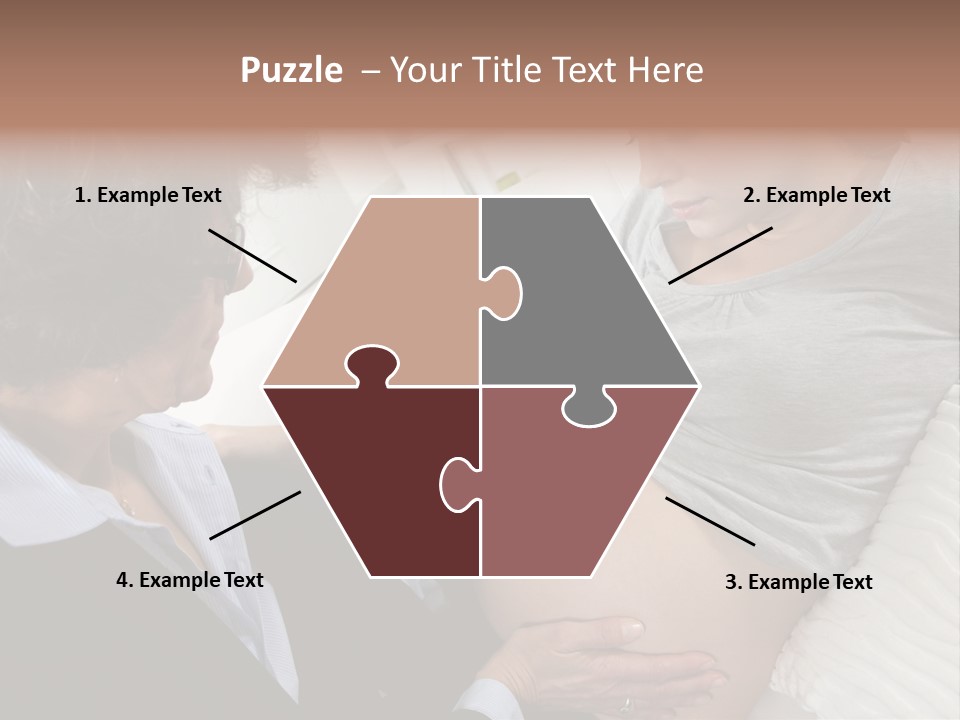 Check Up Delivery Caucasians PowerPoint Template