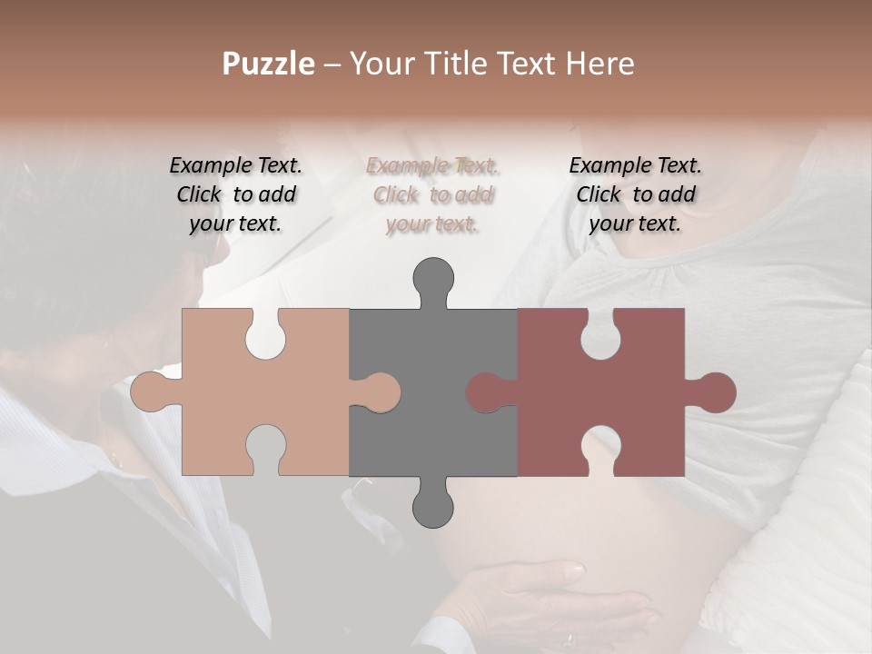 Check Up Delivery Caucasians PowerPoint Template