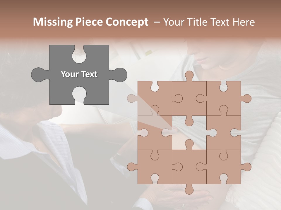 Check Up Delivery Caucasians PowerPoint Template