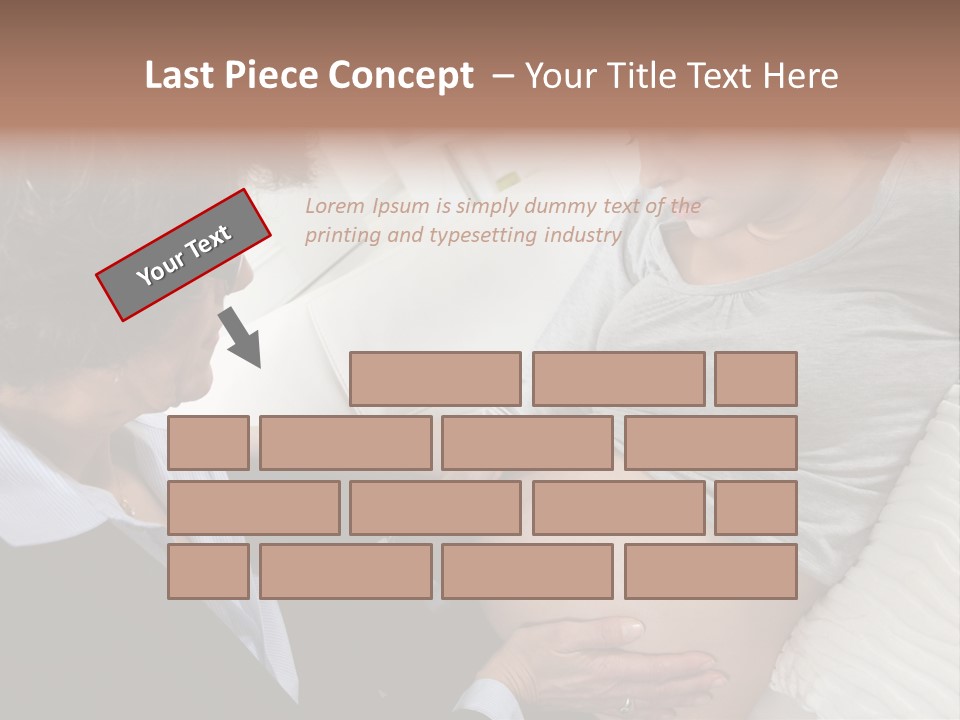 Check Up Delivery Caucasians PowerPoint Template