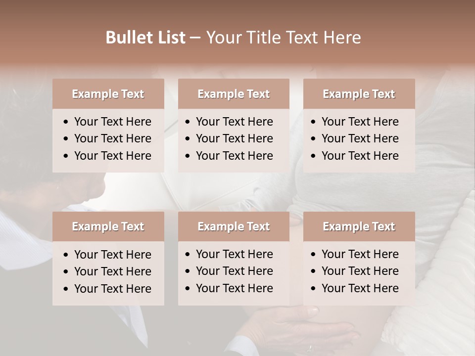Check Up Delivery Caucasians PowerPoint Template