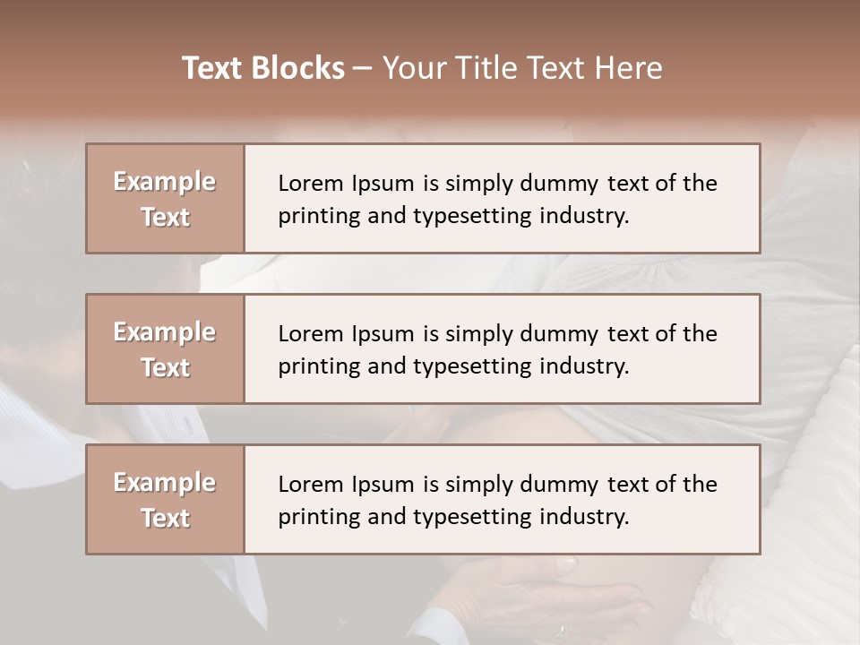 Check Up Delivery Caucasians PowerPoint Template