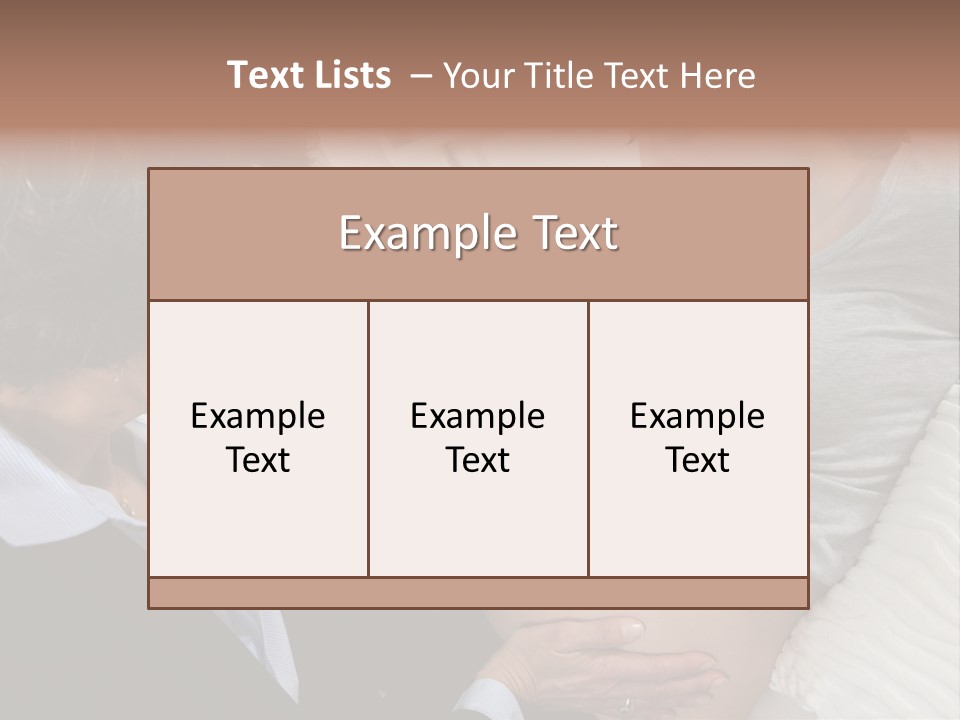 Check Up Delivery Caucasians PowerPoint Template