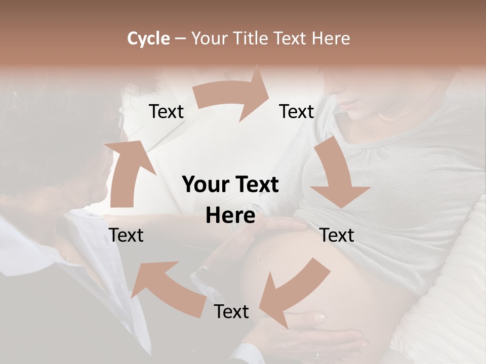 Check Up Delivery Caucasians PowerPoint Template