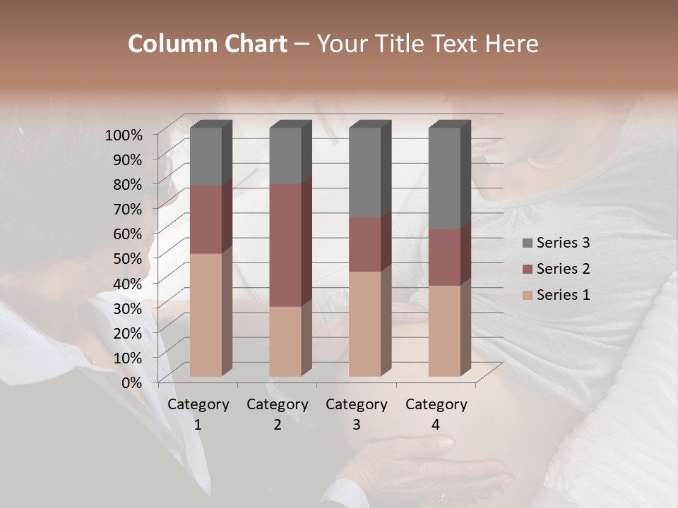 Check Up Delivery Caucasians PowerPoint Template