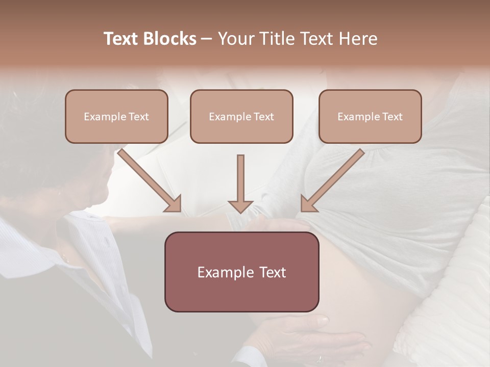 Check Up Delivery Caucasians PowerPoint Template