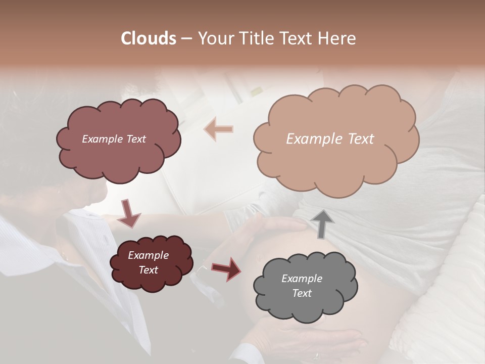 Check Up Delivery Caucasians PowerPoint Template