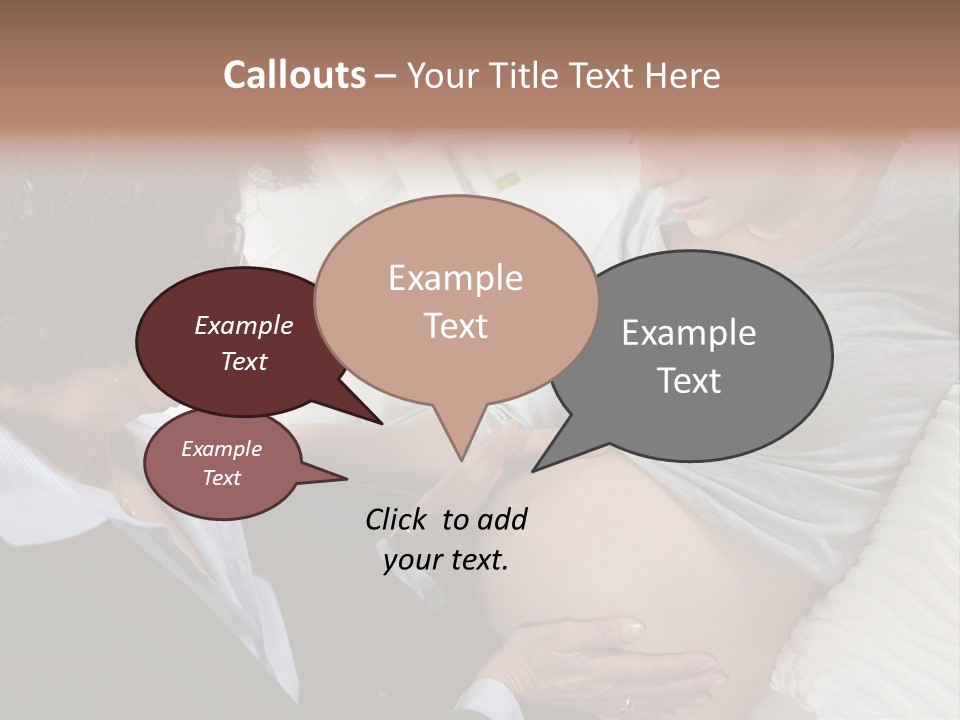 Check Up Delivery Caucasians PowerPoint Template