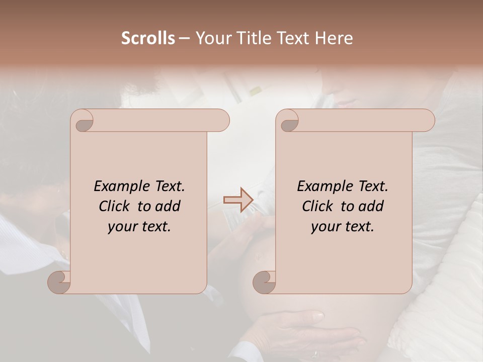 Check Up Delivery Caucasians PowerPoint Template