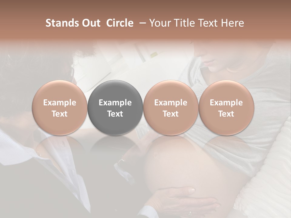 Check Up Delivery Caucasians PowerPoint Template
