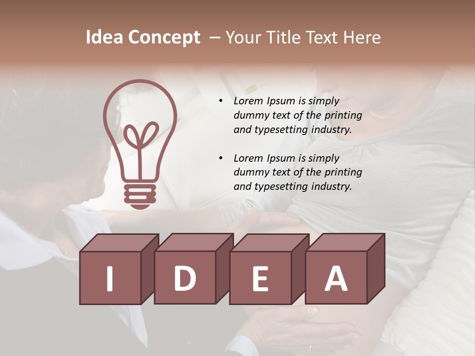 Check Up Delivery Caucasians PowerPoint Template