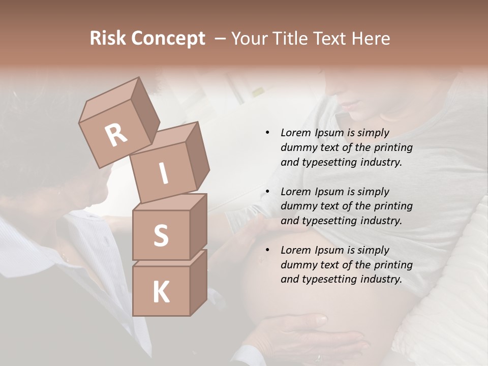 Check Up Delivery Caucasians PowerPoint Template