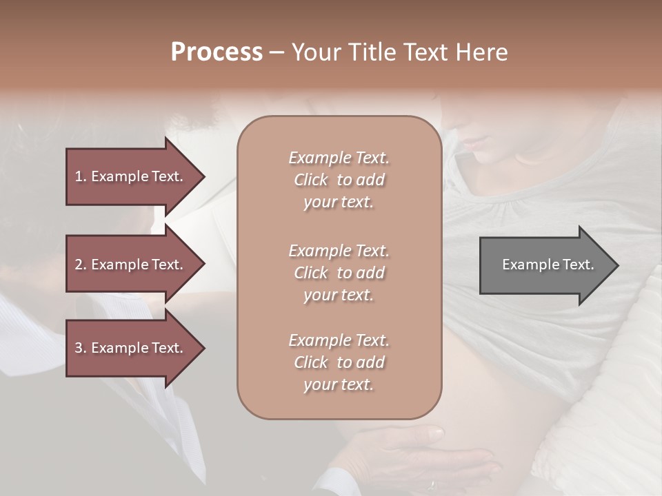 Check Up Delivery Caucasians PowerPoint Template