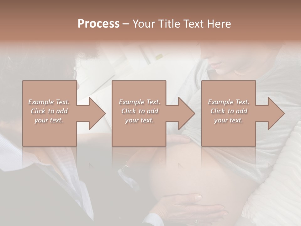 Check Up Delivery Caucasians PowerPoint Template