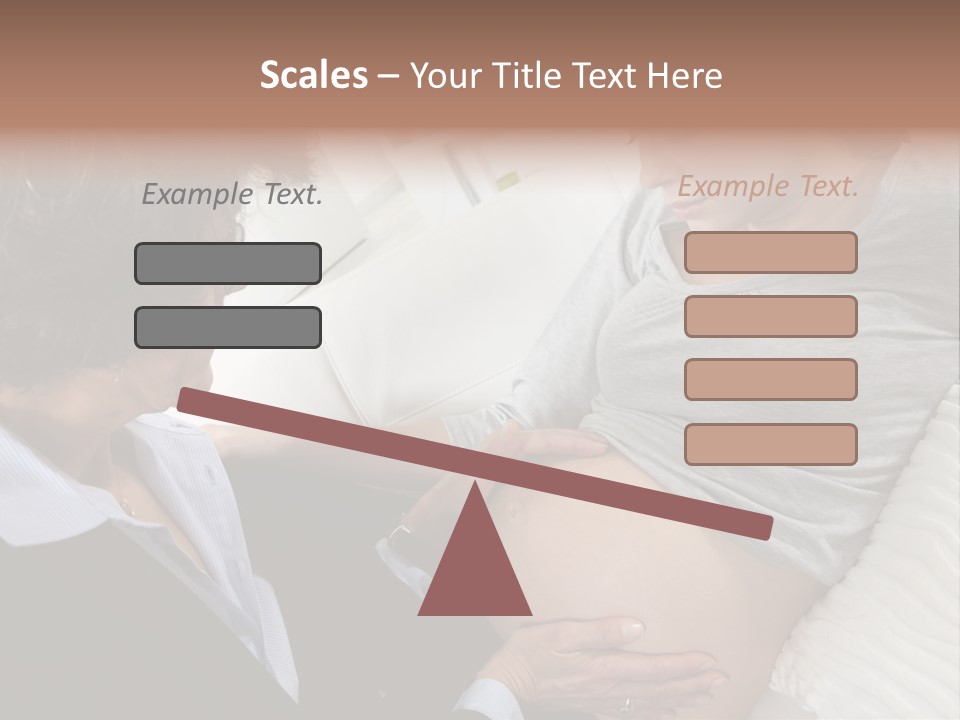 Check Up Delivery Caucasians PowerPoint Template
