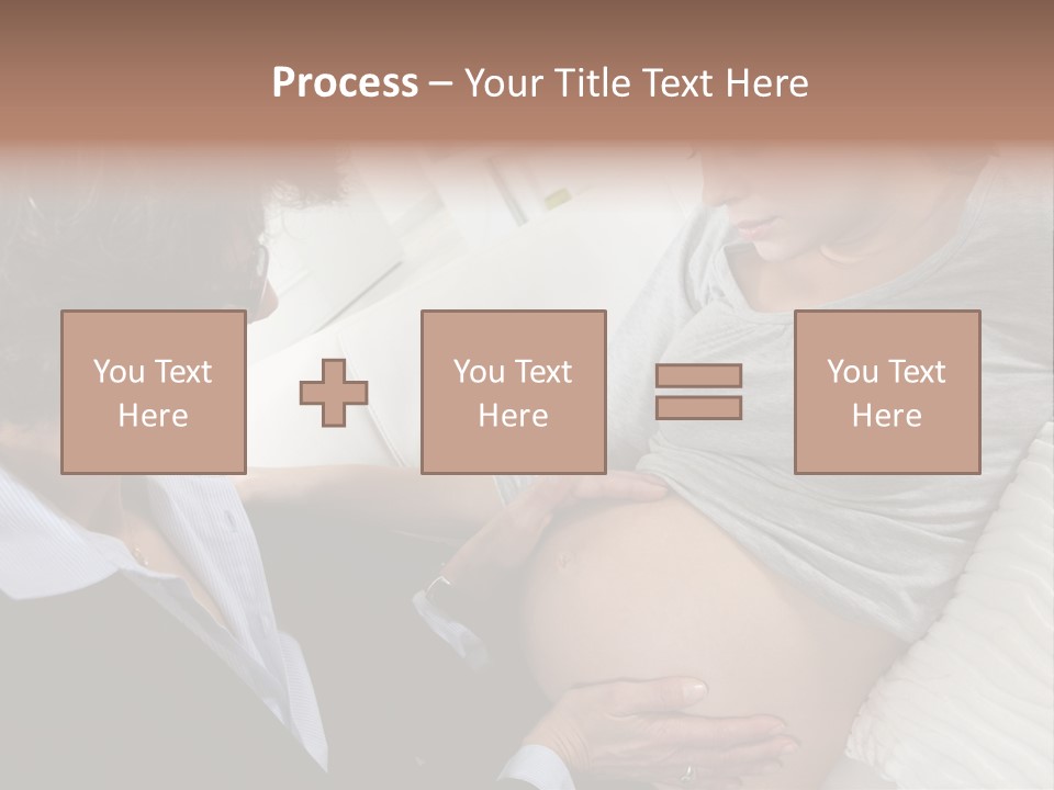 Check Up Delivery Caucasians PowerPoint Template