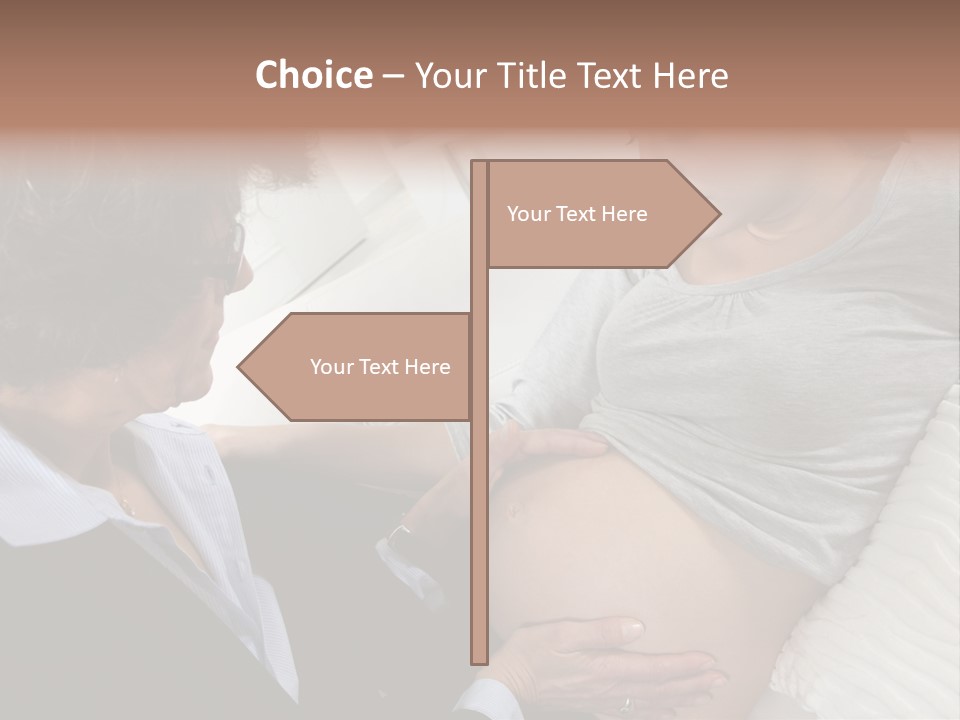 Check Up Delivery Caucasians PowerPoint Template