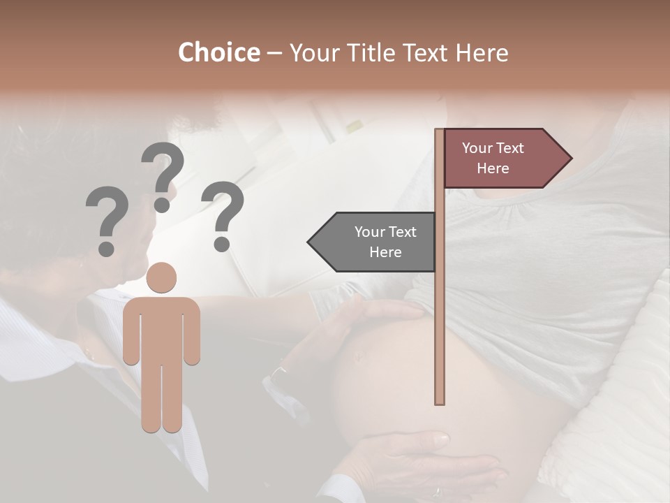 Check Up Delivery Caucasians PowerPoint Template