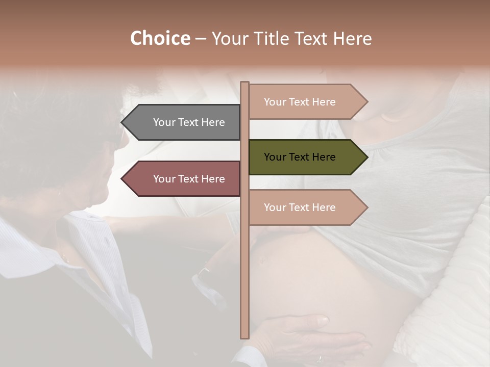 Check Up Delivery Caucasians PowerPoint Template