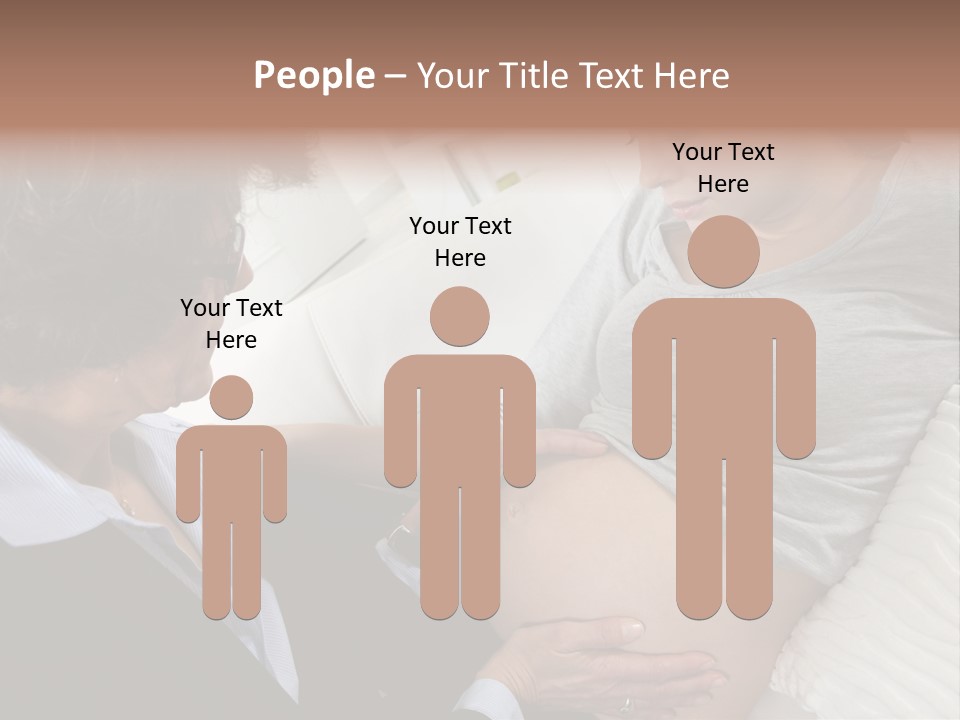 Check Up Delivery Caucasians PowerPoint Template